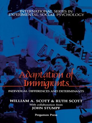 cover image of Adaptation of Immigrants